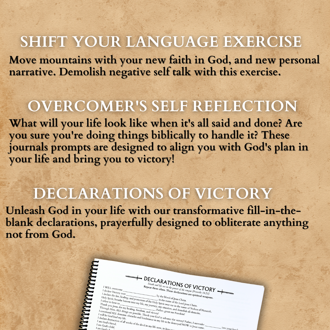 Overcome: Anything. Prayer Workbook