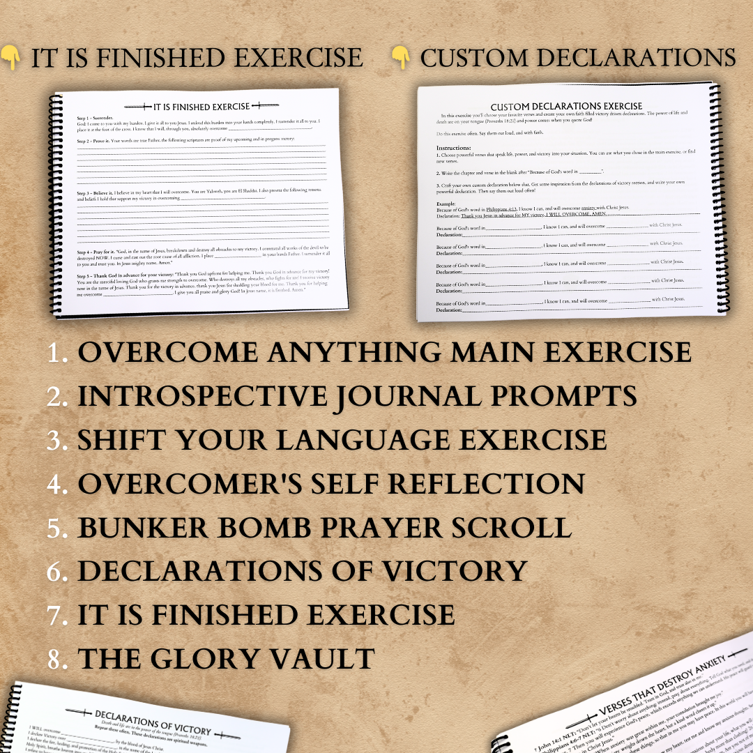 Overcome: Anything. Prayer Workbook